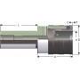 Патрон різьбонарізний з компенсацією по довжині D25xQCT19-45 під мітчики M2-M14