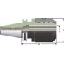 Силовий патрон фрезерний SK40xPM32-100 518432 Хвостовик SK 40 Виліт 100 Діаметр 32 Degerli