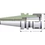 Цанговий патрон BT50xOZ40-100 315468 Хвостовик BT 50 Цанга OZ40 Виліт 100 Діаметр гайки 85 Degerli