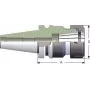 Цанговий патрон BT40xER32-70 311470 Хвостовик BT 40 Цанга ER32 Виліт 70 Діаметр гайки 50 Degerli