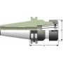 Цанговий патрон SK50xER16-63 515426 Хвостовик SK 50 Цанга ER16 Виліт 63 Діаметр гайки 32 Degerli