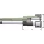 Цанговий патрон MTM5xOZ40-119 615468 Хвостовик MTA 5 Цанга OZ40 Виліт 119 Діаметр гайки 85 Degerli